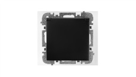 Vestra Gniazdo 2P+Z Bez Ramki Podtynkowe Hermetyczne Ip44 Czarny 3868-19