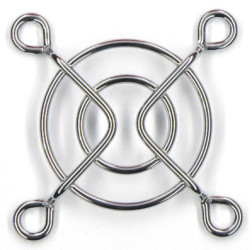 Metal protection grille, (L x W x H) 40 x 40 x 5 mm, FG-04