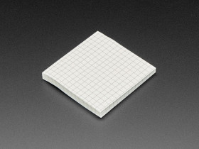 Gridded Sticky Notepad - 80 Sheets - 3" / 75mm Square [Discontinued]