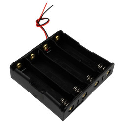 Koszyk na 4 ogniwa 18650 1S4P połączenie równoległe 4.2V