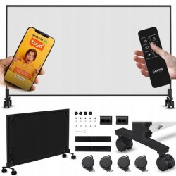 Panel grzewczy IR CRONOS Carbon P1000TWP Black