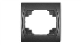 Logo Ramka Pozioma Pojedyncza Grafitowy 11Lrh-1