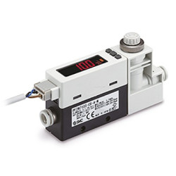 Czujnik przepływu Suche powietrze, N2 1 l/min → 100 l/min Cyfrowy czujnik przepływu