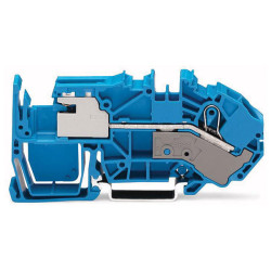 WAGO 2016-7711 1 Conductor Disconnect Terminal Block Grey AWG 20-4