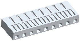 Obudowa złącza 9-pinowe -rzędowe raster: 5.08mm Molex Żeński Montaż na kablu KK Złącze typu KK