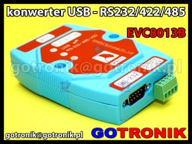 EVC8013B - konwerter USB - RS485/RS422/RS232 z izolacją