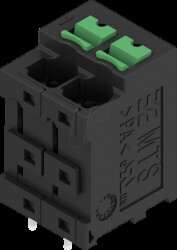 2913710000 Signal terminal, SNAP IN with control button, 2-pin, 180°