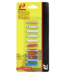 BEZPIECZNIK SAMOCHODOWY CYLINDR.10SZT