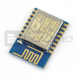 Moduł WiFi ESP-12 ESP8266 - 9 GPIO, ADC, PCB antena