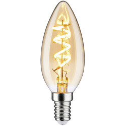 Paulmann 28951 LED E14 Candle 4W Gold Dimmable Cosy Light 1 Pc