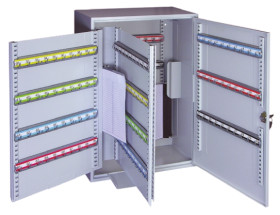 Szafka na klucze, Montaż ścienny, materiał: Stal