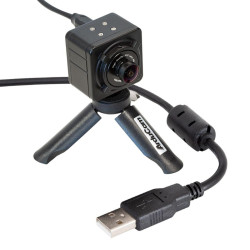 Wide-Angle 1080p UVC-Compliant USB Camera Module with Metal Case & Tripod [Discontinued]