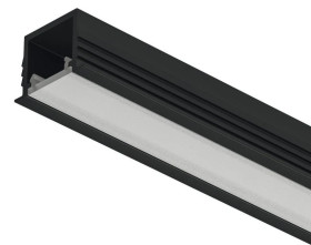 Profil LED wpuszczany, czarny, 1103 Häfele Lighting, 83395723