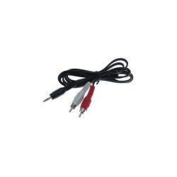 Kabel jack 3,5st-2*RCA 1.2m
