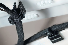 Opaska kablowa długość 150mm szerokość 4,6 mm HellermannTyton PA 6.6 stabilizowane termicznie