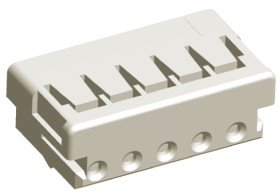 Obudowa złącza 5-pinowe -rzędowe raster: 2mm TE Connectivity Żeński Montaż na kablu AMP CT Złącze przewód - płytka