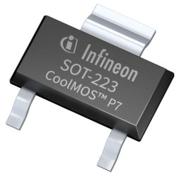 MOSFET N-kanałowy 1,9 A SOT-223 800 V SMD 3.3 Ω