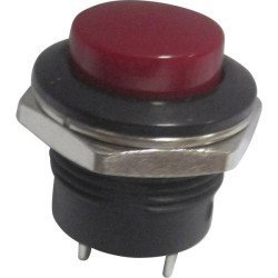 TruComponents 781953 Pushbutton ,Panel Mount,Off/(On),SPST-NO,Solder