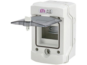 Rozdzielnica hermetyczna PV 1500V DC 1x4 natynkowa IP65 UV drzwi transparentne ECH-4G 001101060 ETI