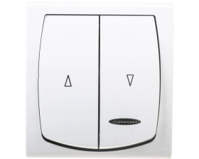 MADERA Łącznik hermetyczny żaluzjowy z podświetleniem IP44 biały ŁNH-7NS/00