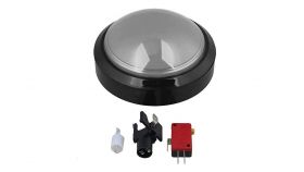 Duży podświetlany przycisk w kolorze białym