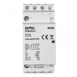 Stycznik modułowy cewka 25A 230V AC 3xZ 1xR TH35 EXTA ZAMEL STM-25-31 EXT10000292