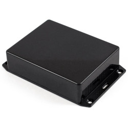 1591GFLBK Hammond Multipurpose Black FRABS Enclosure Flanged Lid 121 x 94 x 34mm