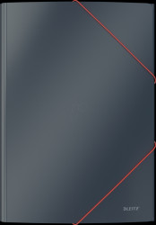30020089 Cosy corner-fastening folder, A4, grey