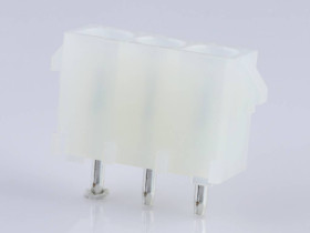 Molex Listwa kołkowa, żeńska, do wbudowania, standardowa Ilość pinów 3 Wymiary siatki: 6.35 mm 10845030 1 szt. towar pak