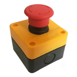 Przełącznik w obudowie grzybek ON-OFF 1tor Red bezpieczeństwa