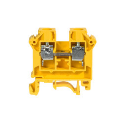 Złączka szynowa 2-prz. 10mm2 żółta ZSG1-10.0z