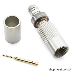 RF-CONNECTOR-75R HF Coaxial Plug 75 Ohm PLUG SIEMENS