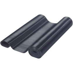 Adam Hall 85970 Fine-grooved Rubber Mat Slip-proof 10m Black