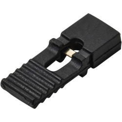 TRU COMPONENTS TC-13537828 Shorting jumper 2.54mm spacing 2 pins 1 piece