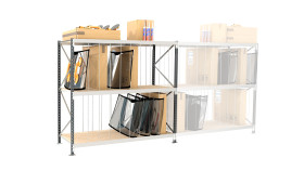 System półek, 2000mm x 2000mm, 1000mm, Manorga