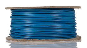Przewód montażowy 0,5 mm2 Niebieski RS PRO PVC 20 AWG dł. 100m 1/0,8 mm