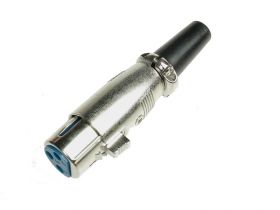 Gniazdo XLR na kabel metal / 1097