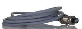 Czujnik zbliżeniowy M12 Indukcyjny 8 mm RS PRO Niewpuszczany 10 → 30 V dc długość 54mm Gwintowany