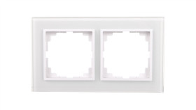 Sentia Ramka Podwójna Szklana Biała 1472-62