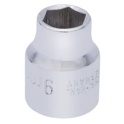 Elora 25854 9mm 3/8&quot; Square Drive Hexagon Socket