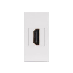 Gniazdo HDMI Maclean, pojedyncze, białe, MCE720W