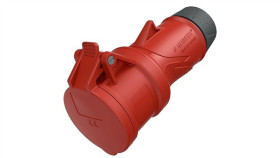 Gniazdo Siłowe Z Klapką 5P 32A 400V Przenośne Ip54 Mennekes Na Kabel