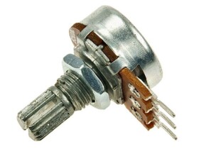 Potencjometr obrotowy 50k ohm liniowy, oś 6x16mm, raster 5mm; B50k
