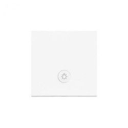 Simon 55 Klawisz pojedynczy z oczkiem z piktogramem światło do: SP1M Biały mat TKWS1L/111