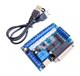 MACH3 CNC Machine Tool Controller - for 5 Stepper Motors - 12-24V