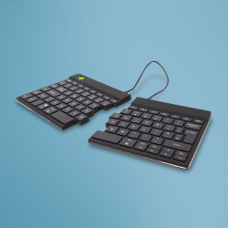 R-Go Tools RGOSBUKWLBL Ergonomic keyboard R-Go Split Break with break software,