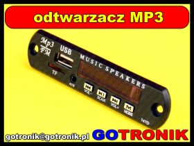 Moduł odtwarzacza plików MP3 audio na panel