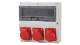 Rozdzielnica Lago 14M - Gniazda 3X16a 5P /14 Modułów/