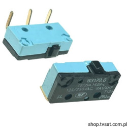 831700C8.0 Switch Snap SPDT 10A 250V THT CROUZET