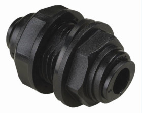 Złączka pneumatyczna Wciskane 8 mm Wciskane 8 mm RS PRO Adapter grodziowy do rur